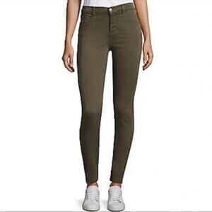 J Brand Conifer Green Skinny Jeans 27